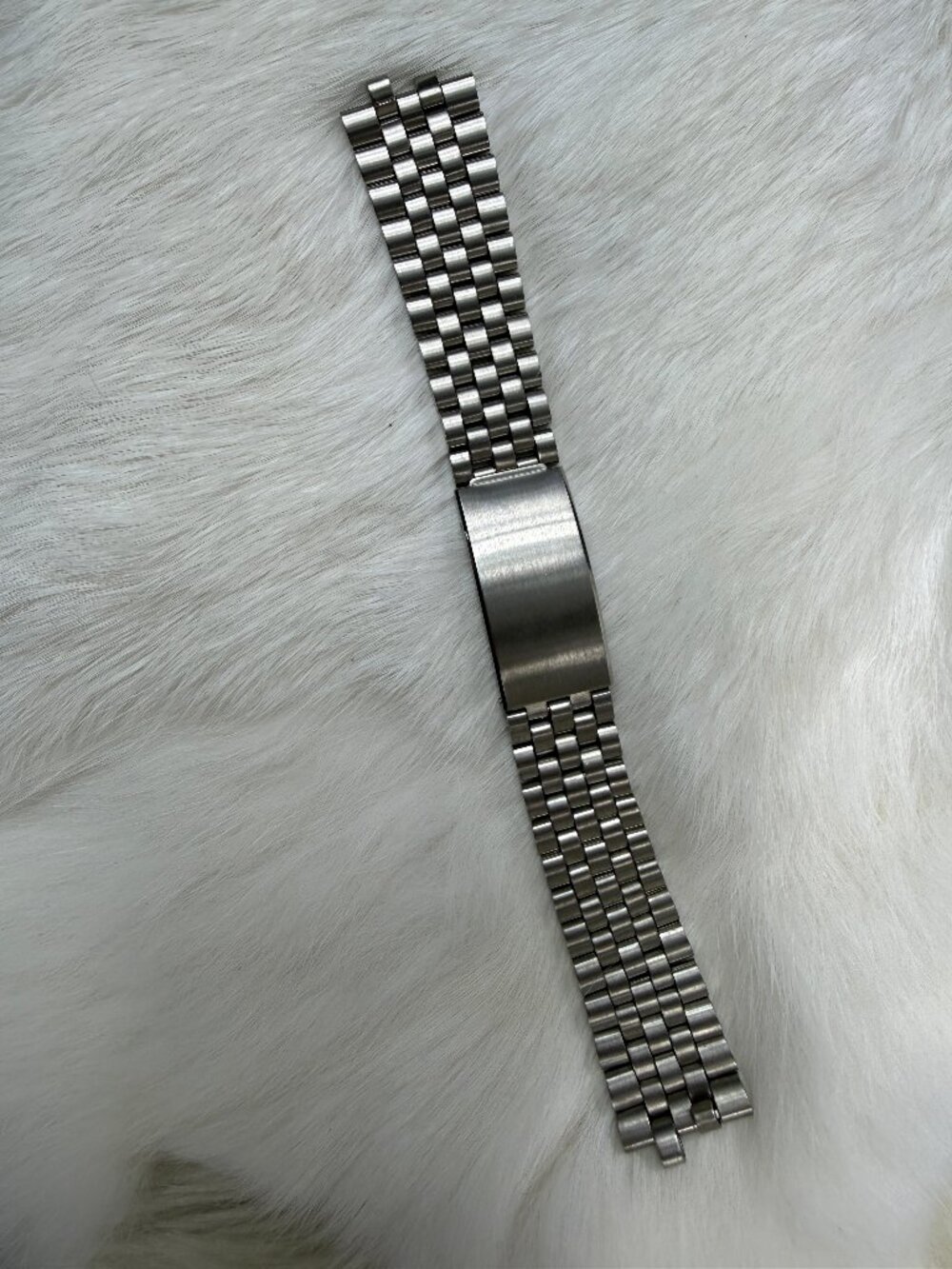 Vintage Stainless Steel Jubilee 20mm Watch Band 6" X .75"